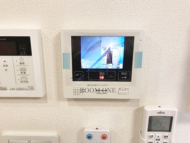 セキュリティ　モニター付インターホンです。