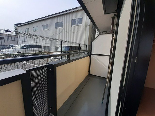 バルコニー　広々としたバルコニーです
