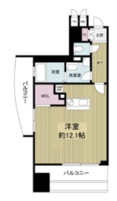 Lasante京橋の間取り写真