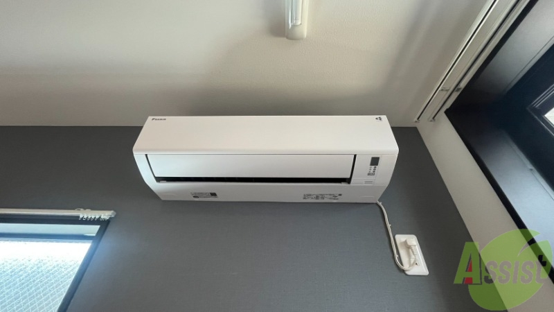 その他設備　エアコンが付いているので夏も冬も快適ですね