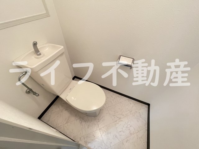 トイレ　ゆったりとした空間のトイレです