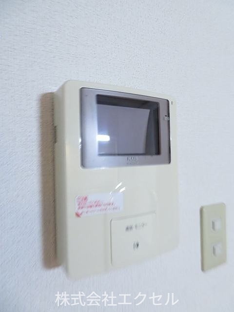セキュリティ　来訪者の姿を確認できます。