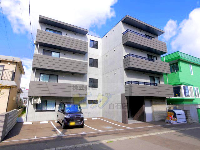 建物外観　都市ガス＆Ｗｉ－Ｆｉ付ネット無料採用のマンションです♪