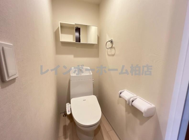 トイレ　ゆったりとした空間のトイレです