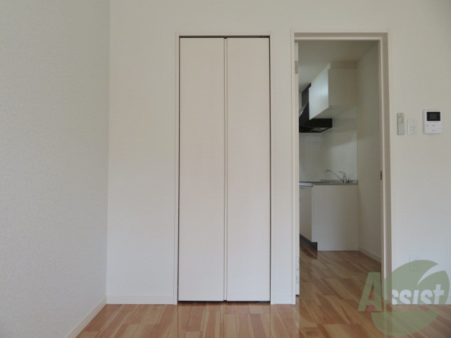 収納　ここに収納があります。収納があると部屋が広く使えます。