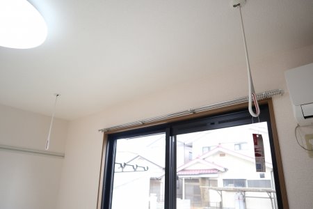 その他設備　室内物干し