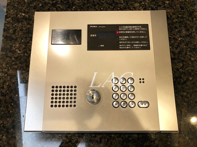セキュリティ　オートロックです。