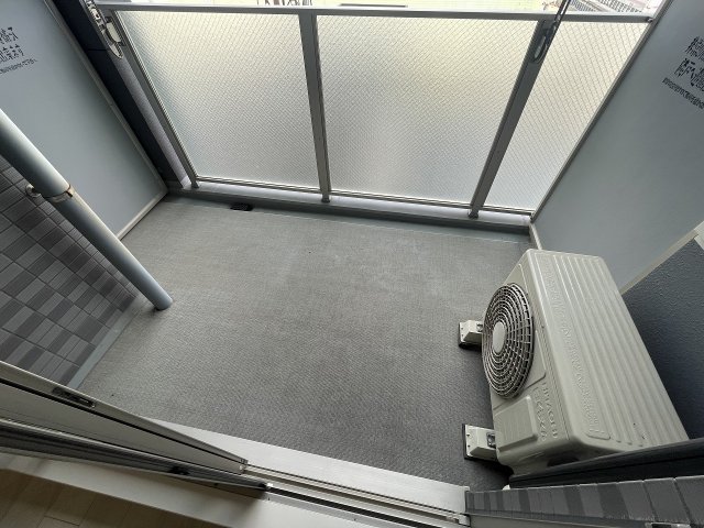 バルコニー　広々としたバルコニーです