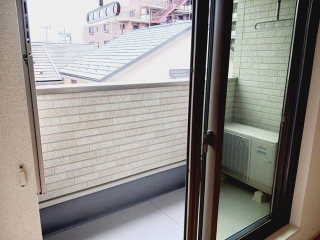 バルコニー　落ち着いた時間を過ごせるバルコニーです