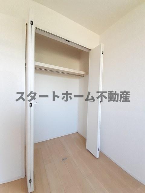 収納　たっぷりとした収納スペースです
