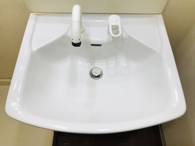 洗面設備　※同タイプの部屋写真です