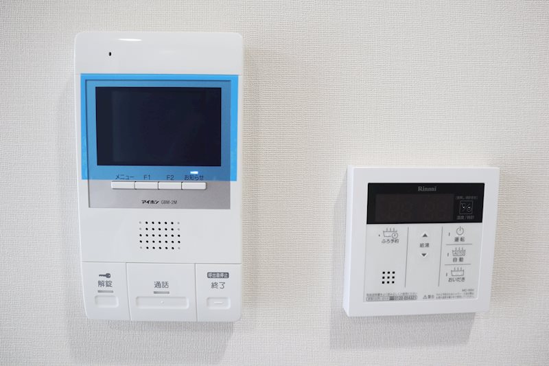 セキュリティ　TVモニター付きインターホン（録画機能付き）で急な来客も安心