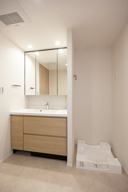 洗面設備　※写真は同タイプ住戸です。