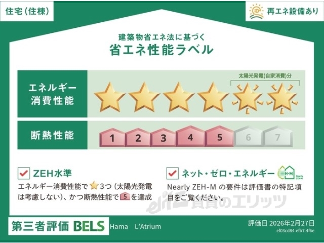 省エネ性能ラベル　省エネ性能ラベル