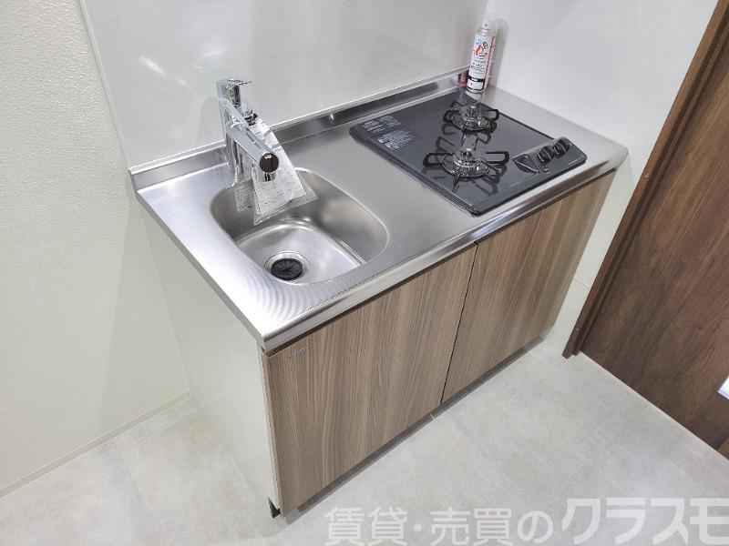 キッチン　２口コンロのシステムキッチン♪