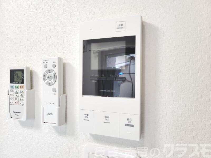 セキュリティ　来訪者が確認できるモニターホン♪