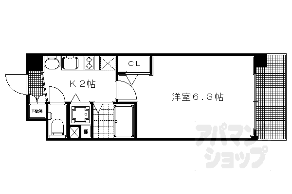 プレサンス京都修学院の間取り写真