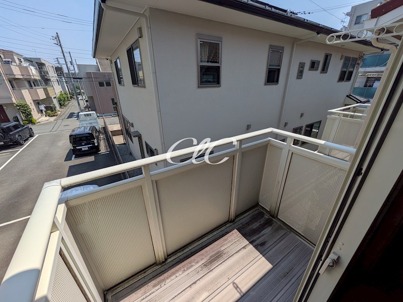 バルコニー　広々テラス♪