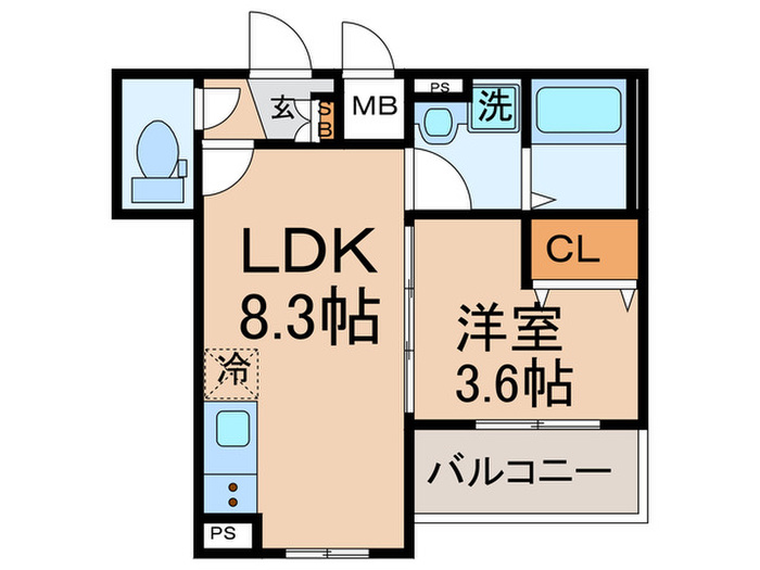 D porta twilightの間取り写真