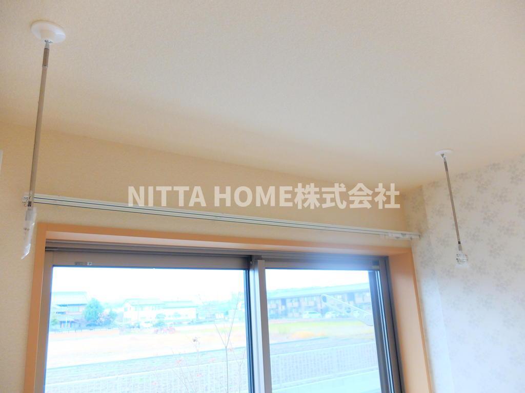 その他設備　室内物干しが付いています☆
