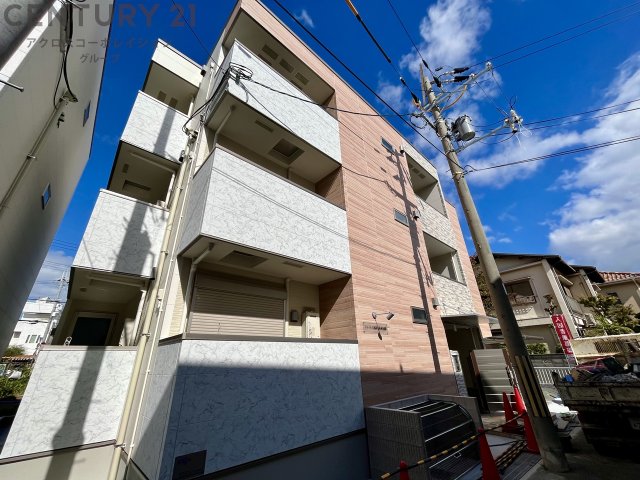 建物外観　オートロック、モニター付きインターホン完備☆