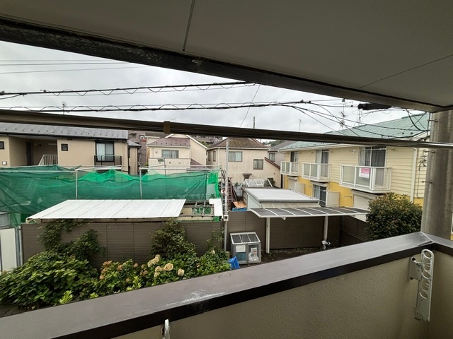 眺望　清掃中のお写真です。