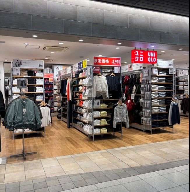 ショッピングセンター　ユニクロ エキュート上野店（ショッピングセンター）まで291m