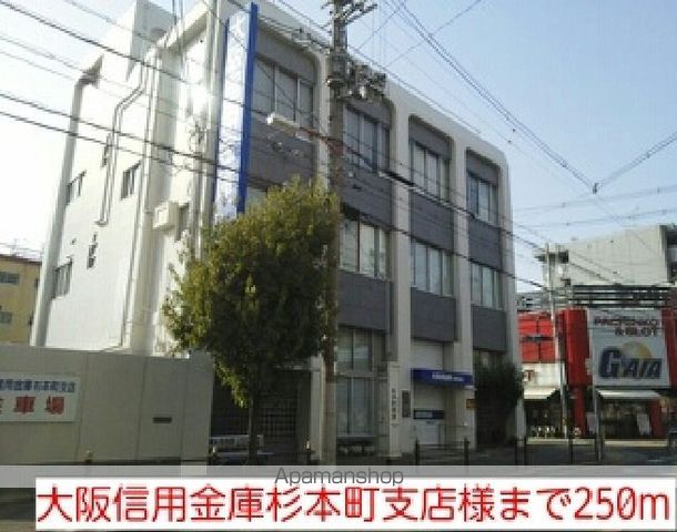銀行　大阪信用金庫杉本町支店様（銀行）まで250m
