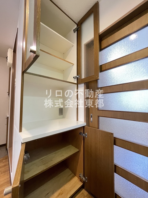 収納　奥行のある収納付です！増えがちな荷物をもスッキリ収納できます