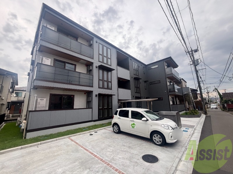 建物外観　宮城県若林区六十人町「Ｄ－ＲＯＯＭ六十人町　Ｂ」