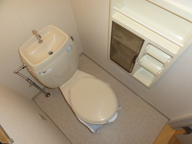 トイレ　ゆったりとした空間のトイレです