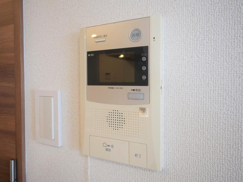 セキュリティ　インターホンです