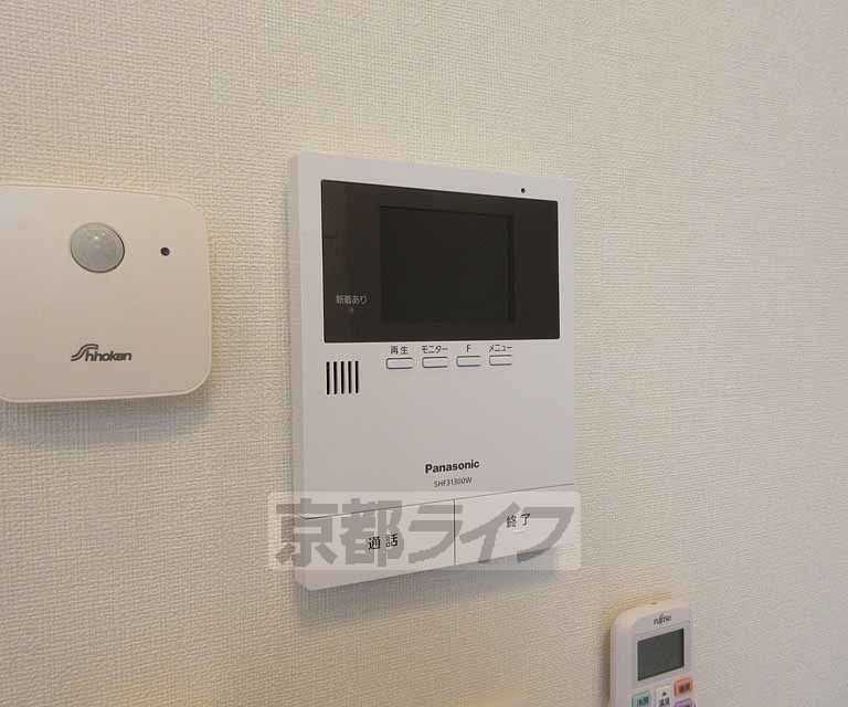 セキュリティ　モニター付きで安心！