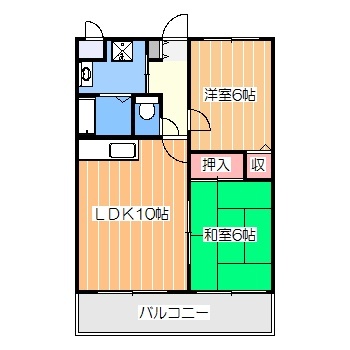 サンライズ三国ヶ丘の間取り写真