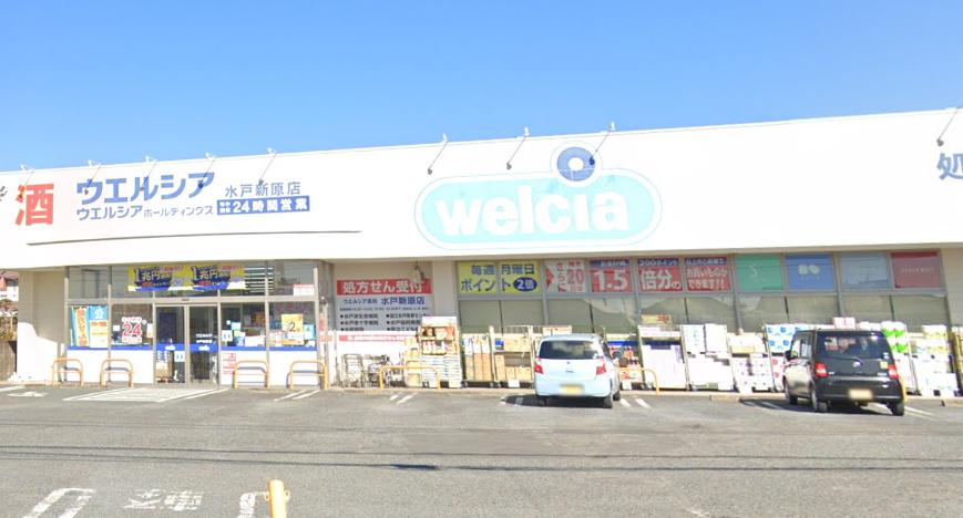 ドラックストア　ウエルシア水戸新原店（ドラッグストア）まで977m