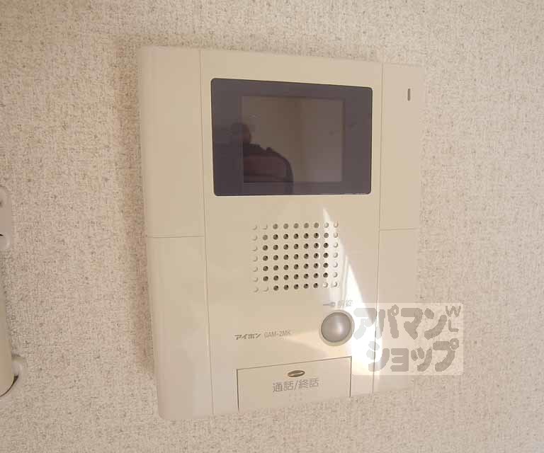 セキュリティ　訪問相手が確認できます。
