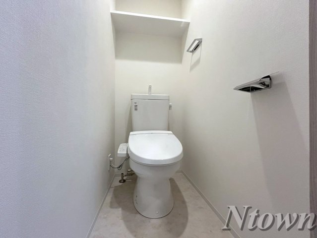 トイレ　ゆったりとした空間のトイレです