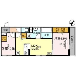 Tell me 和華IIの間取り写真