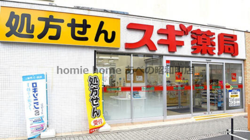 ドラックストア　スギ薬局 昭和町北店（ドラッグストア）まで607m