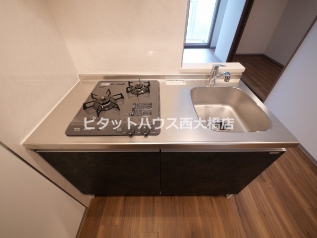 地下鉄長堀鶴見緑地線 松屋町駅 徒歩4分 15階建 築1年のキッチン写真