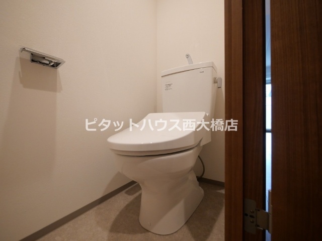 地下鉄長堀鶴見緑地線 松屋町駅 徒歩4分 15階建 築1年のトイレ写真