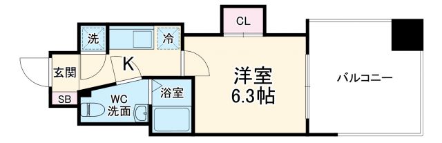 SERENiTE本町エコートの間取り写真