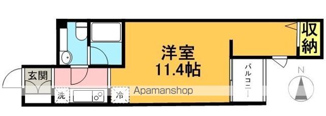 小田急線 世田谷代田駅 徒歩5分 3階建 築19年の間取り写真
