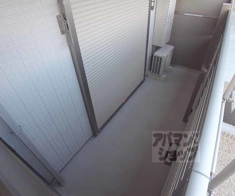 バルコニー　東向きバルコニー。