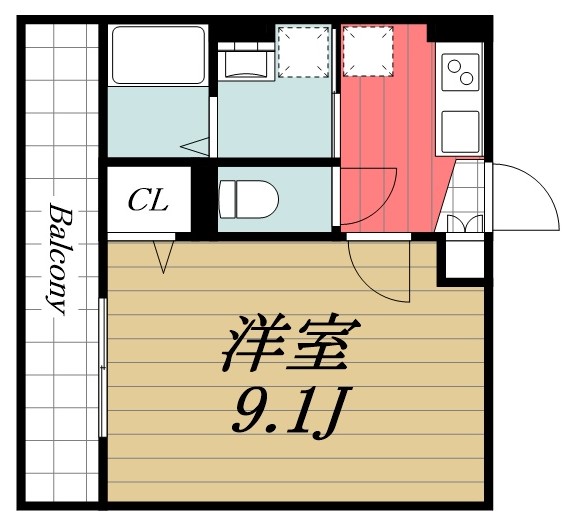 ＪＲ京葉線 蘇我駅 徒歩10分 3階建 築3年の間取り写真