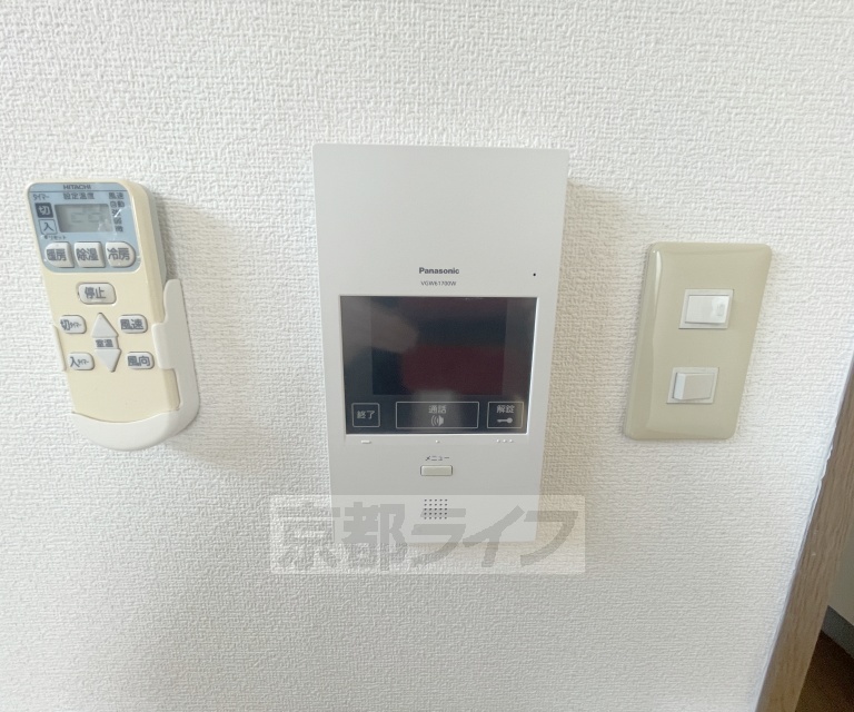 セキュリティ　インターホンです