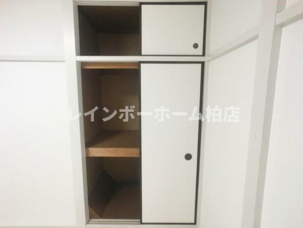 収納　収納のためのスペースです