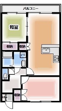 サンシャインハイツ草加の間取り写真