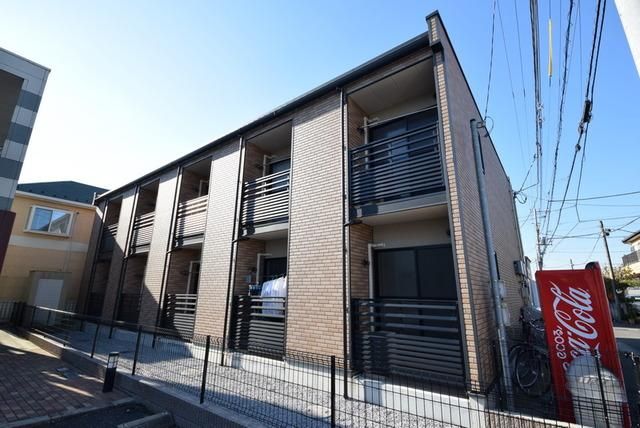 建物外観　松戸新田駅徒歩５分　収納たっぷりの単身者様物件