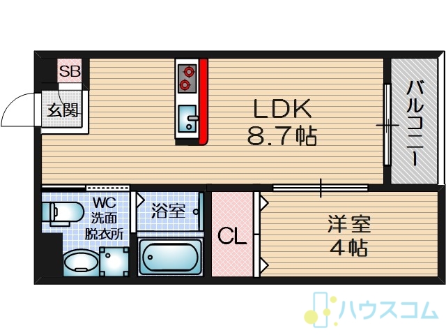 アルル三番館の間取り写真